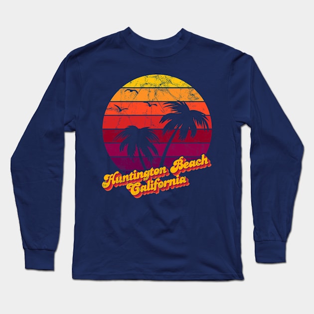 Huntington beach California Long Sleeve T-Shirt by Jennifer